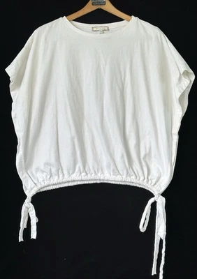 Туника Anthropologie без рукавов белый топ хлопок комфортный размер M - Изображение 1 из 3