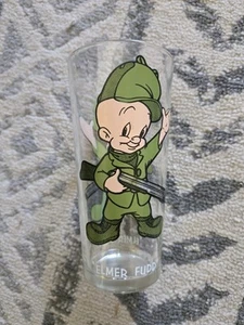 1973 Pepsi cola Warner bro Elmer Fudd glass 6.5” Looney Tunes Collectible - Picture 1 of 7