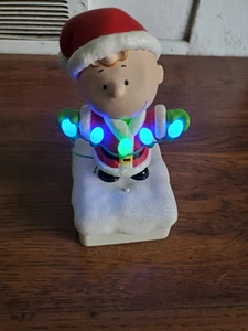 Hallmark Wireless Peanuts Gang Christmas Light Show CHARLIE BROWN Music  - Picture 1 of 11