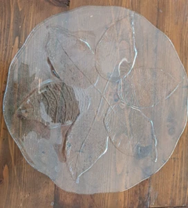 Art Glass Platter/ Cake Stand/ Cheese Platter - unbranded - 28cm diameter - Picture 1 of 6