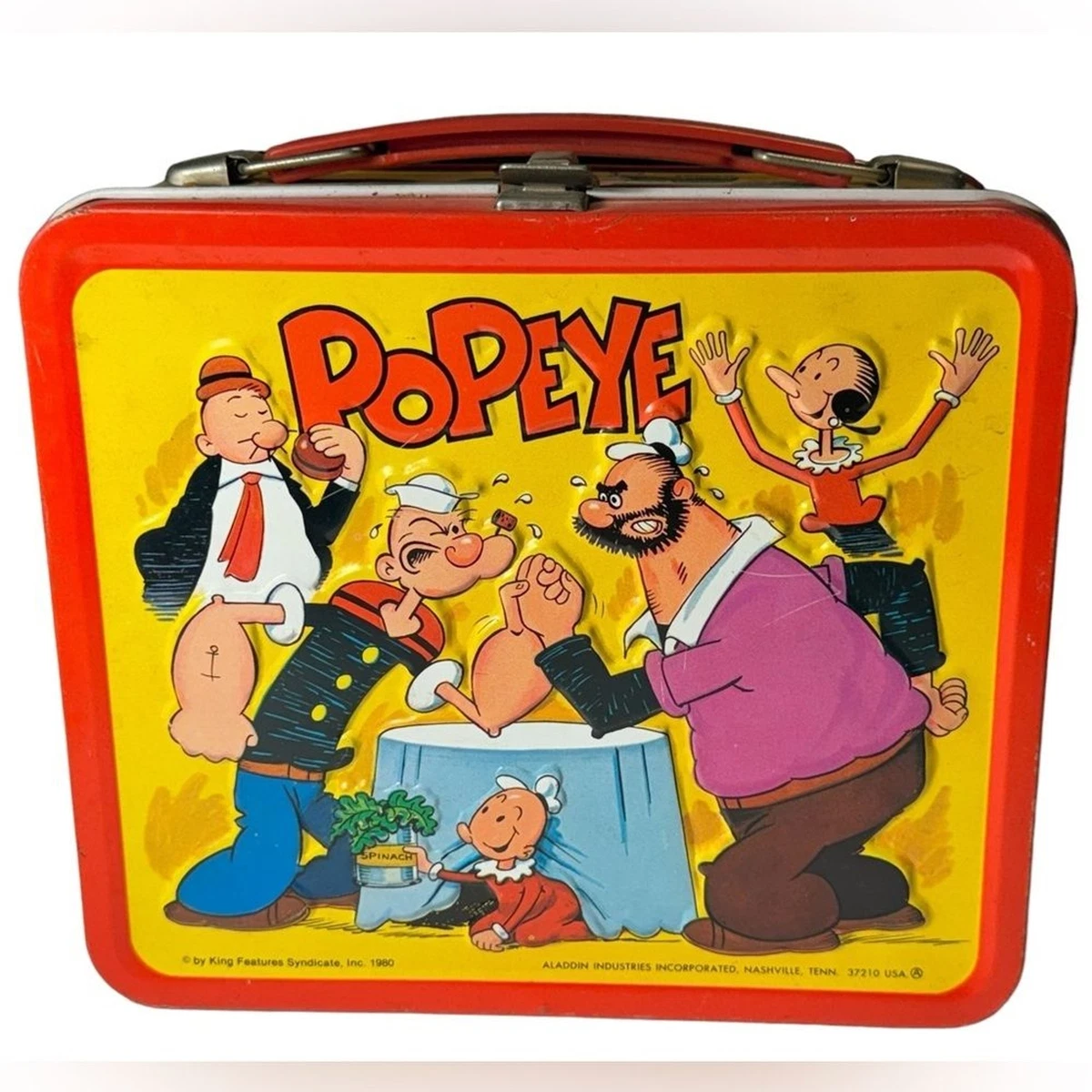 Popeye Lunch Box In Collectible Metal Lunchboxes (1980-1999) for