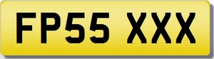 FP XXX FPS INITIALEN privates geschätztes Kennzeichen.SCHILD - Bild 1 von 1