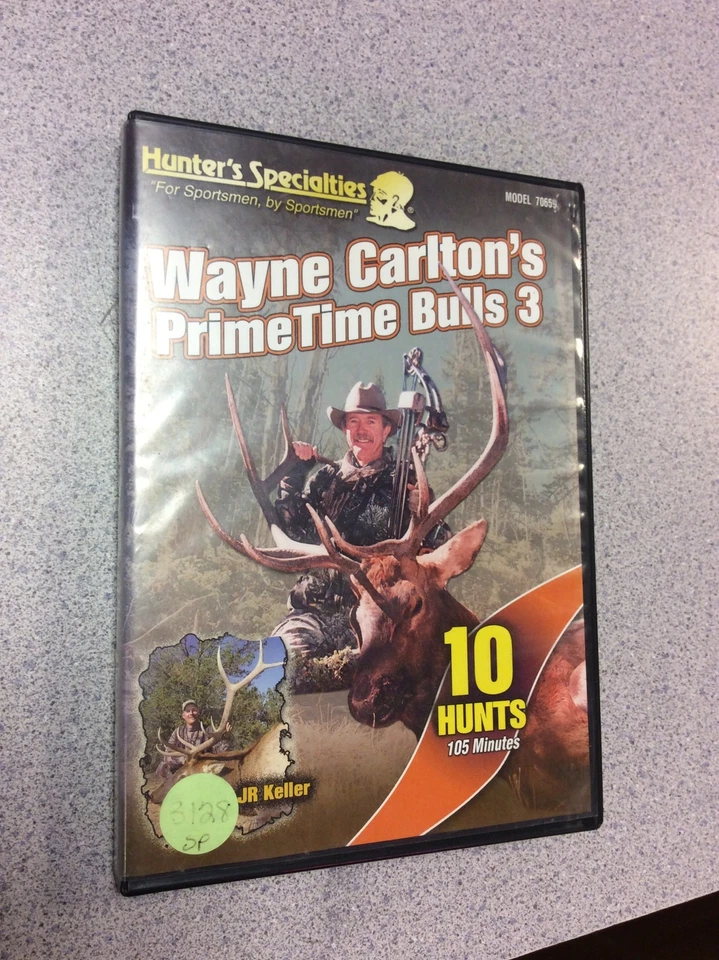 WAYNE CARLTON'S PRIMETIME BULLS 3 Elk Hunting Hunt Hunter Elks DVD SEALED NEW Foto 1 de 1