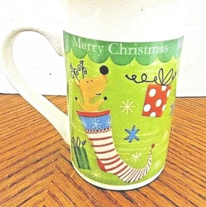 Royal Norfolk Tazza / Tazza da Caffè Buon Natale Renna Vacanze Caffè - Foto 1 di 4