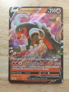 Houndoom V 021/189 - Darkness Ablaze NM Ultra Rare Pokemon Card - Picture 1 of 2
