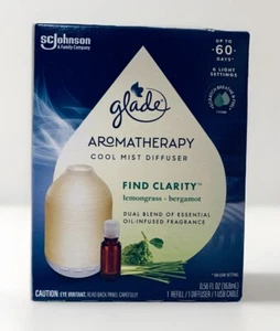 Glade Aromatherapy Cool Mist Oil Diffuser Refill, Lemongrass & Bergamot - Picture 1 of 4