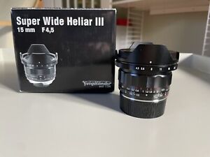 Voigtländer Super Wide Heliar III 15mm f/4,5 VM Asphärisch für Leica M