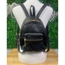 Madden Girl Black Mini Backpack With Gold Detail Bag Tote Great For Travel Purse