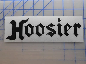 Hoosier Tires Decal Sticker 5.5" 7.5" 11" DOT Drag Radial Slick Pro Street ATV - Picture 1 of 2