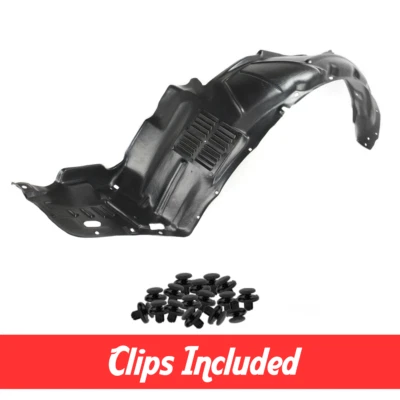 Front Left Driver Side Fender Liner w/ Clips For 2006-2008 Acura TSX AC1248121 - Image 1 of 4