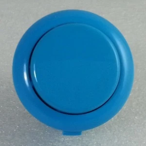 Japan Sanwa Blue Start Buttons x 2 pc OBSF-24-B Video Arcade Parts - Picture 1 of 4