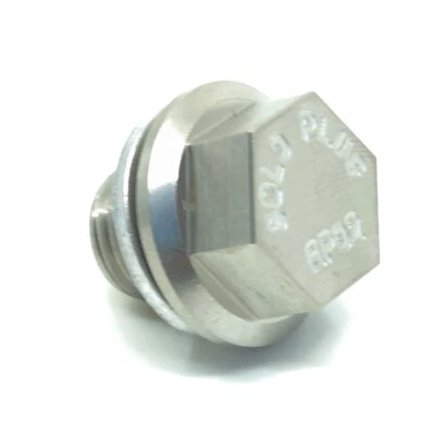 Gold Plug AP-02 Stainless Magnetic Oil Drain Plug 14mm Thread - Image 1 of 4