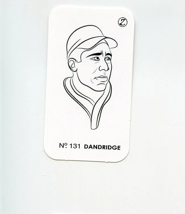 #LK.2575 RAY DANDRIDGE Variant "A" Spot The Winner Baseball Game Card - Image 1 of 1