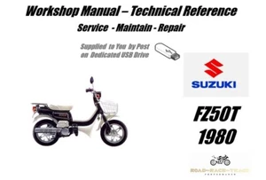 Suzuki FZ50T FZ50 T FZ 50 T Manual de taller de reparación de servicio USB 1980 - Imagen 1 de 11