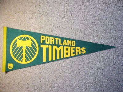 1970'S 1980'S NASL SOCCER FOOTBALL PENNANT FLAG PORTLAND TIMBERS SHARP!! - Image 1 of 4