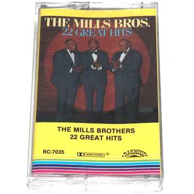 The Mills Brothers - 22 Great Hits (Cassette Tape 1985) RC-7035 NEW SEALED - Image 1 of 4