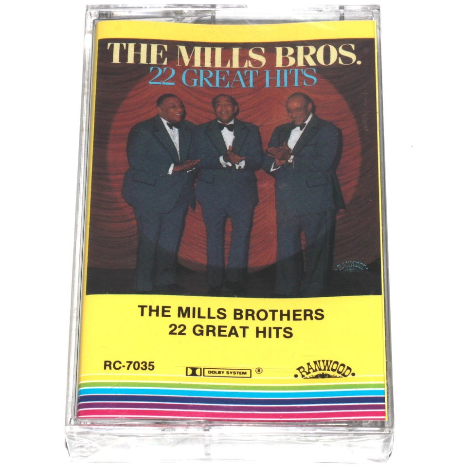 The Mills Brothers - 22 Great Hits (Cassette Tape 1985) RC-7035 NEW SEALED - Image 1 of 4