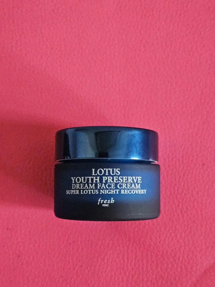 Crema facial FRESCA Lotus Youth Preserve Dream recuperación nocturna ~ 0,5 oz ~ nueva sin caja Foto 1 de 2