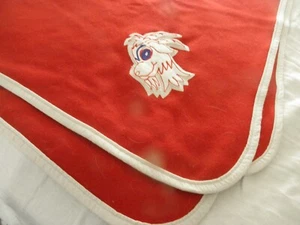 Vintage Holloway Stadion Ziege Widder Wolle große Decke Made in USA - Bild 1 von 7