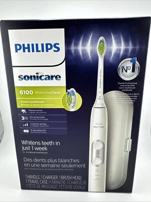 Philips Sonicare ProtectiveClean 6100 HX6877 Tooth Brush - White - Image 1 of 4