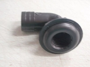 LIVEWELL DRAIN THREADED TH1890T FITS 1-1/8 HOSE 90 DEGREE BAITWELL BOAT MARINE - Picture 1 of 1