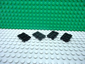 Lego 4 Black 2x3 base plate NEW - Picture 1 of 1