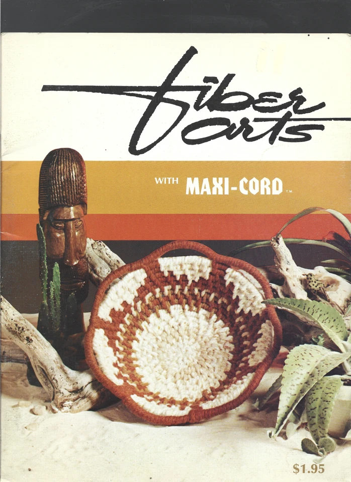 Craft Booklet-Fiber Arts with Maxi-Cord-Baskets-Hanging Lamp Table - Image 1 of 1