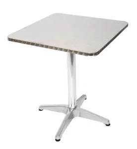 Alu-Tisch Bistrotisch Gartentisch M28 rechteckig, wetterfest - Bild 1 von 4