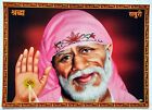 High Quality Paper Poster Hindu God Lord Sai Baba Om Sai Ram 11X16 Inch Approx