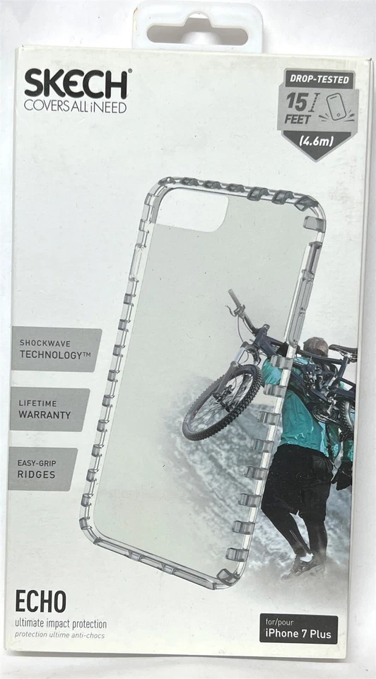 Skech - Funda Echo Transparente para Apple iPhone 7 Plus, iPhone 8 Plus - Transparente Foto 1 de 3