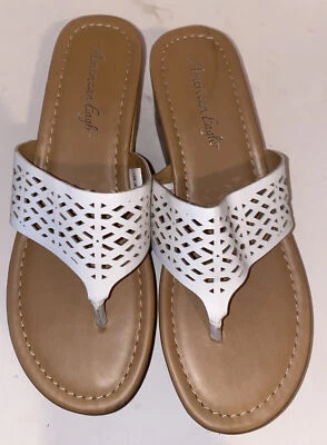 Zapatos de cuña alta blancos American Eagle para mujer - talla 8 medianos Foto 1 de 4