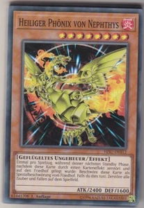 Yu-GI-OH Heiliger Phönix von Nephthys Super Rare HISU-DE012 NEU! - Bild 1 von 1