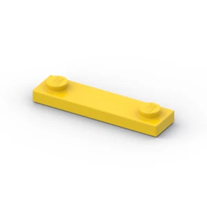 Lego 10x Platte 2 Noppen 1x4 plate with studs 41740 gelb yellow - Picture 1 of 1