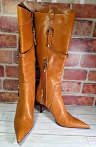 CESARE PACIOTTI RANDALL KNIEHOHE LEDERSTIEFEL Größe 6,5 / 36,5 - Bild 1 von 15