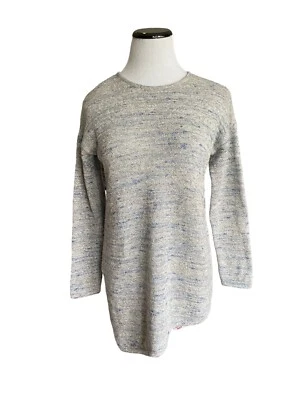 Suéter túnica para mujer jaspeado asimétrico mezcla de cachemir talla XS pequeño lujo  Foto 1 de 4