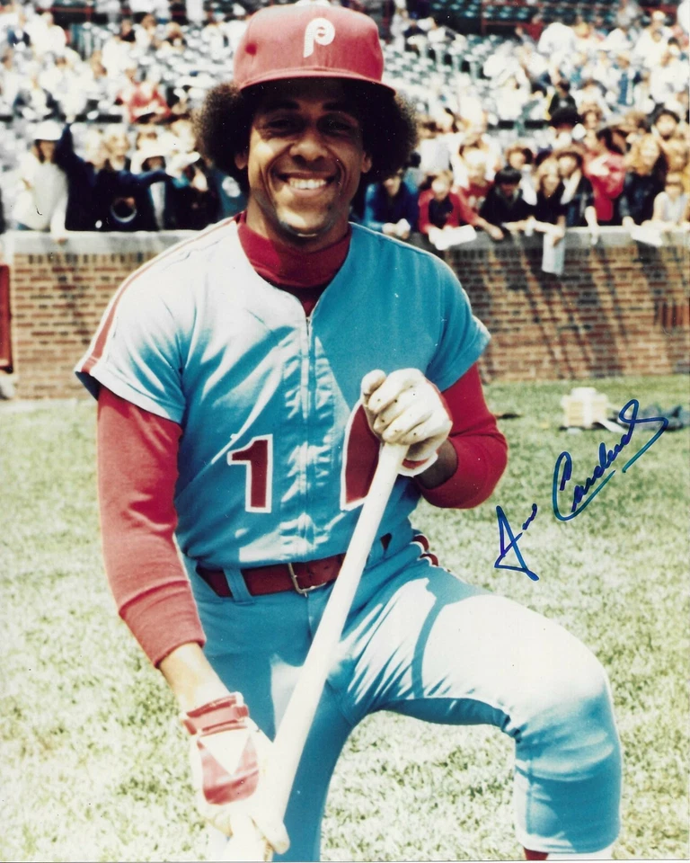 Foto de béisbol firmada autografiada por José Cardenal 8 x 10 Philadelphia Phillies Foto 1 de 1