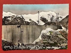 Cartolina - Cogolo in Val di Peio - Diga di Sbarramento al Careser - 1957 - Bild 1 von 2