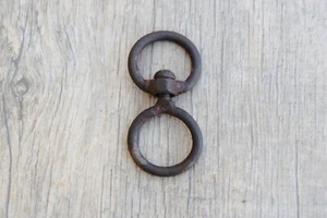 Vintage Schmiedeeisen handgeschmiedet hängend drehbar Ring Metzger Fleischhaken - Bild 1 von 6