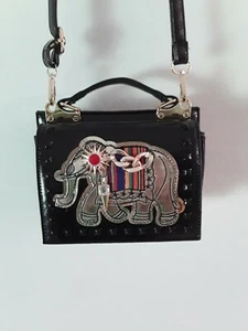 Elephant Small Handbag with Two compartments/long and Short Strap - Picture 1 of 9