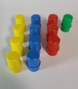 Vintage KOHNER Ärger Spiel Ersatz Stück Wirbel (Auswählen) blau, grün, rot, gelb - Bild 1 von 5