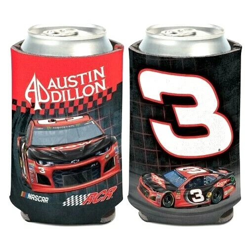 AUSTIN DILLON #3 DOW CAN COOLER KOOZIE NEW BY WINCRAFT - Image 1 of 1