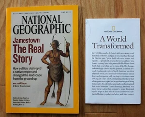 National Geographic May 2007 & Map Jamestown; Border Wall; Dharavi; Zambia; Ants - Bild 1 von 12