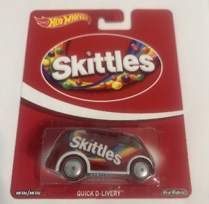 Hot Wheels Skittles Quick D-Livery Toy Car Truck 2015 Pop Culture real riders