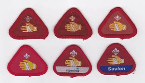 1970-2000 BRITISH / UK SCOUTS - CUB SCOUT PRIMO AIUTO DISTINTIVO COMPETENZA (6 VAR - Foto 1 di 2