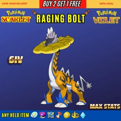 Raging Bolt ⭐️ 6IV ⭐️ - Pokemon Scarlet And Violet - Image 1 of 2