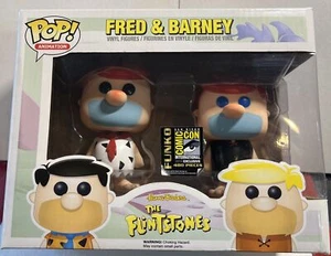 Funko Pop! Flintstones FRED FLINTSTONE & BARNEY 2014 SDCC 2pk 1/480 Exclusive!! - Picture 1 of 7