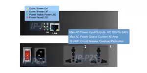 Professional Remote Power Switch With 2-Port Universal AC Outlets - Picture 1 of 10