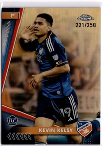 Kevin Kelsy 2024 Topps Chrome MLS Rose Gold Refractor #106 FC Cinci #221/250 - Picture 1 of 2