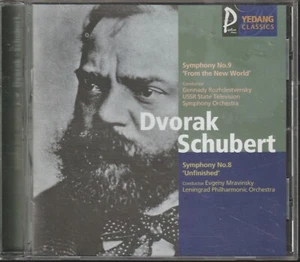 Dvorak Shubert Symphony No 9 Symphony No 8 Leningrad Philharmonic CD 2001 Yedang - Picture 1 of 4