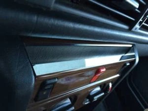 D Maschera Cromata per Console Superiore/Mercedes W124 - Acciaio Inox Lucidato - Foto 1 di 3